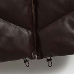 Women's warm eco-leather vest Z-KA-4205 MOODO