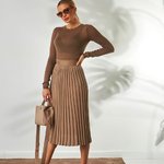 Knitted skirt is pleated in a scar Bellise 2080