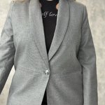 Сірий жакет Plus Size