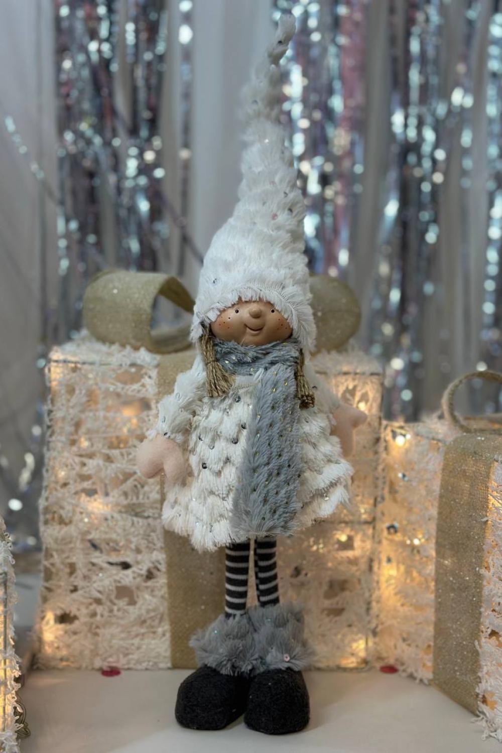 Soft Christmas toy/ Christmas fairy in white