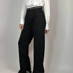 Джинси кльош чорні 9016 KT.MOSS Denim