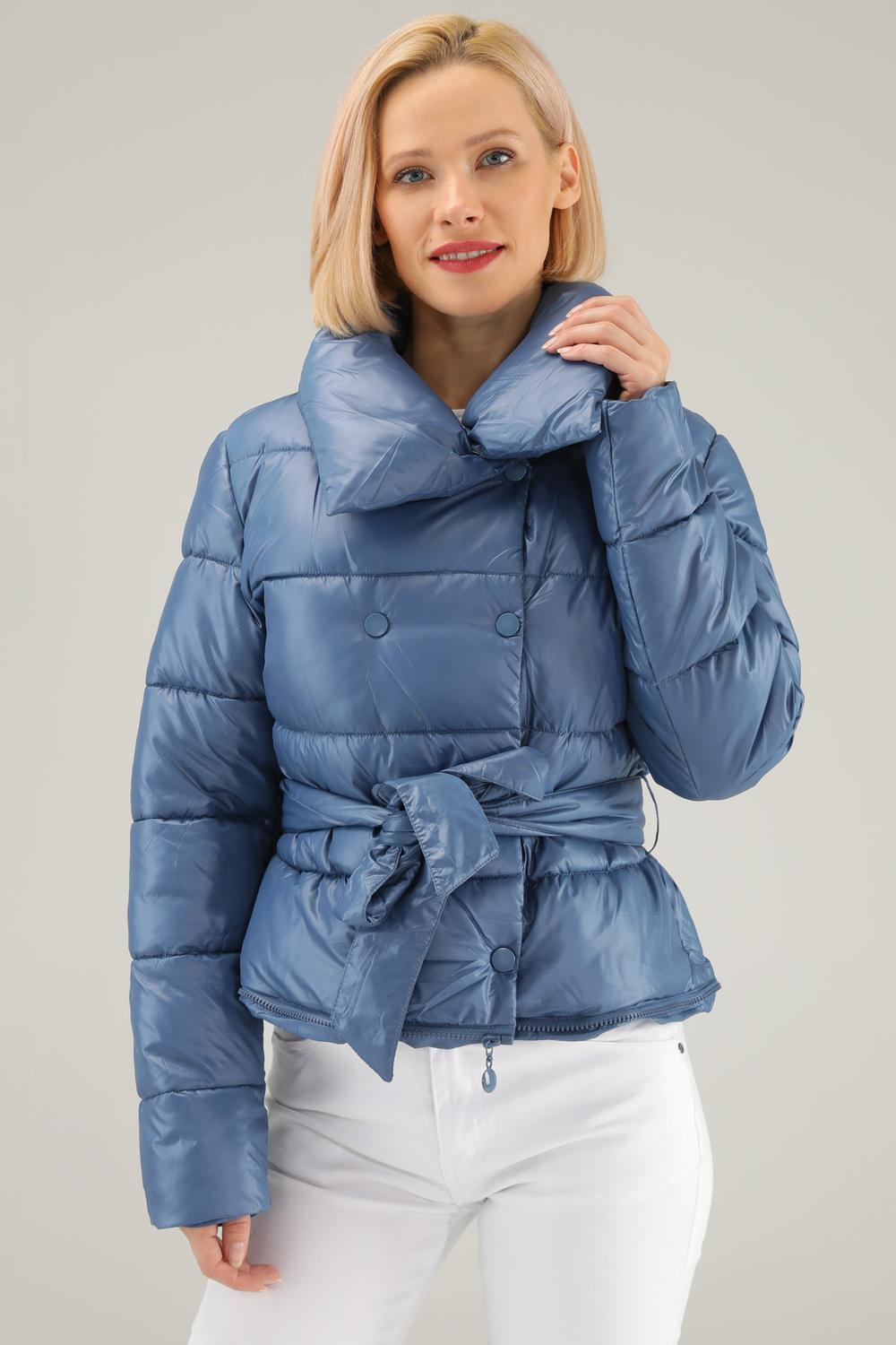 Women's jacket-transformer blue with length adjustment 76-9860 UNISONO
