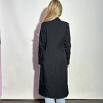 Black raincoat