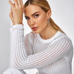 Напівпрозорий лонгслів Bellise 2491