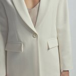 Blazer white by Notker STIMMA