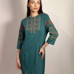 Сукня-вишиванка жіноча трикотажна М-1033-11