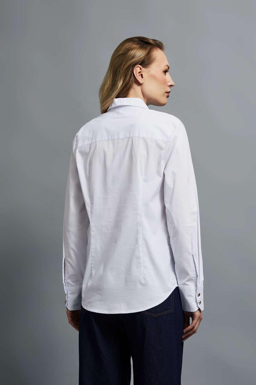 Women's basic white shirt Z-KO-4212 MOODO