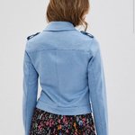 Blue short jacket