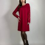 Сукня червона L-30 Lesia Ukrainka