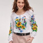 Embroidered women's white Maryana