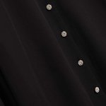 Shirt black free cut Z-KO-4216 MOODO