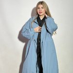 Blue raincoat