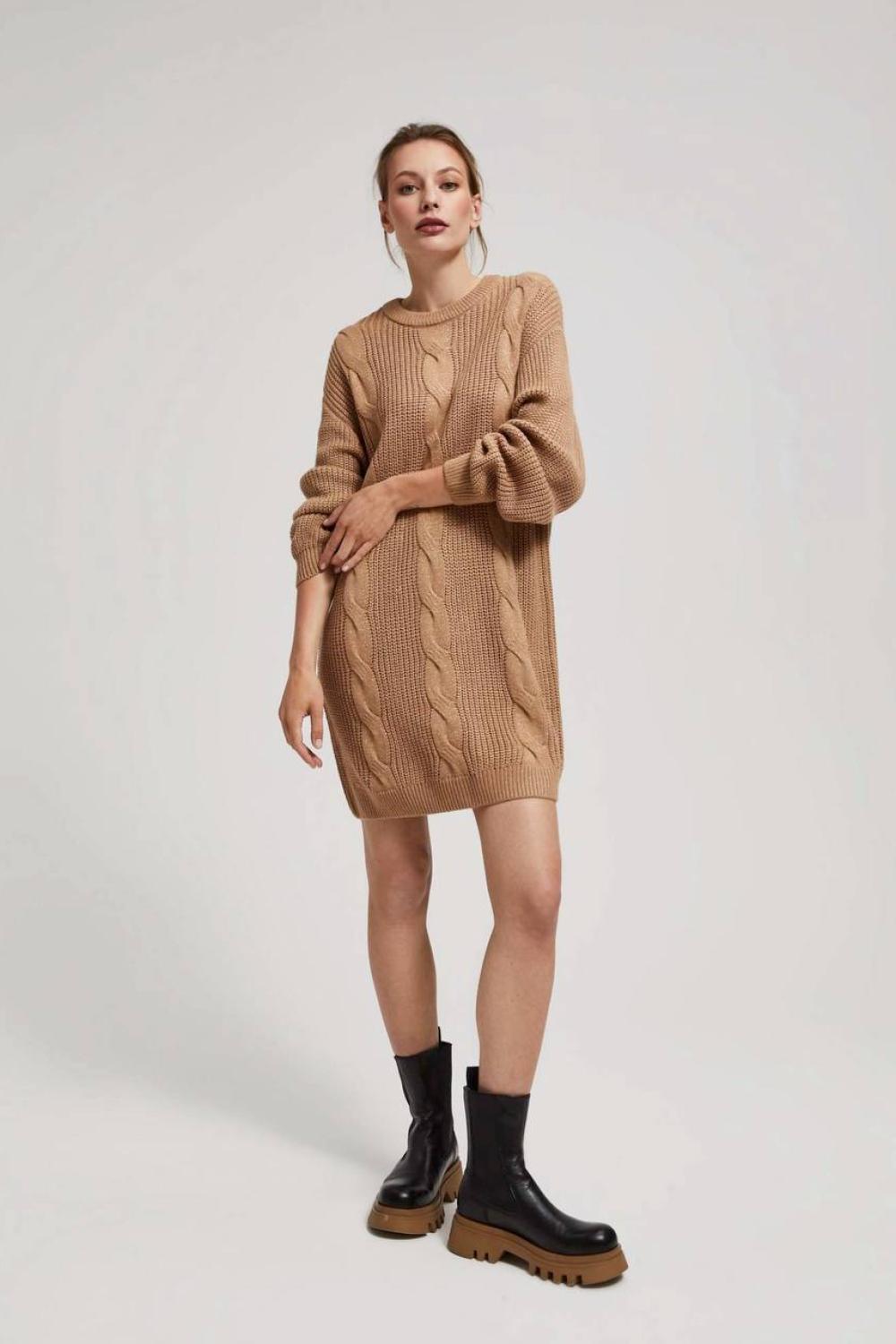 Knitted sand dress Z-SU-4216-L-realiz