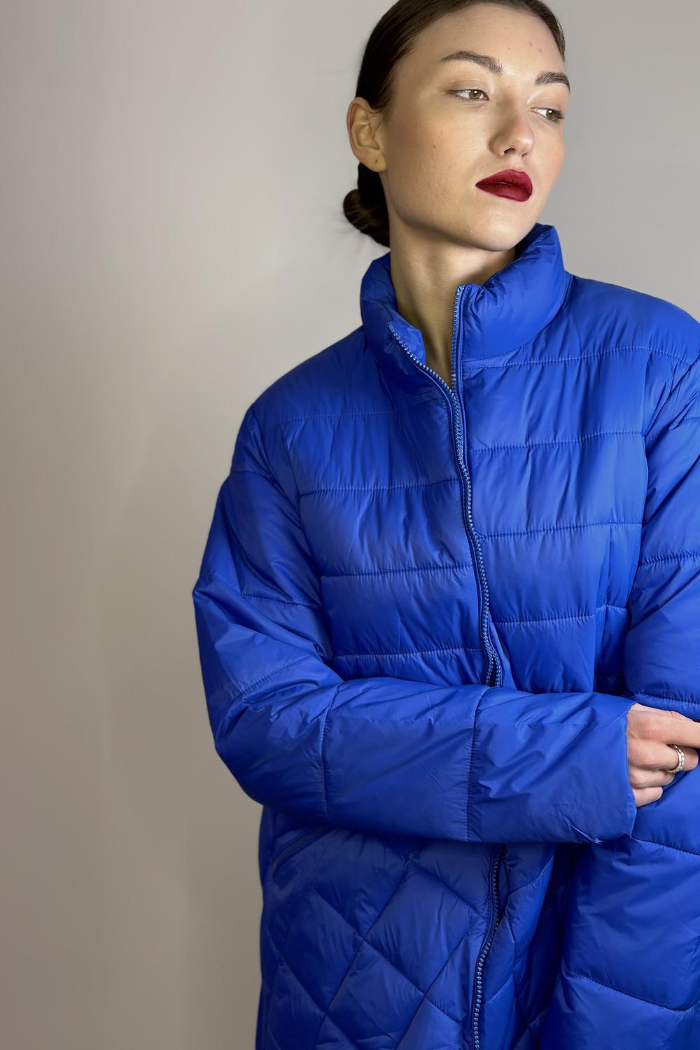 Куртка жіноча весняна синя FW22-802 Marina V