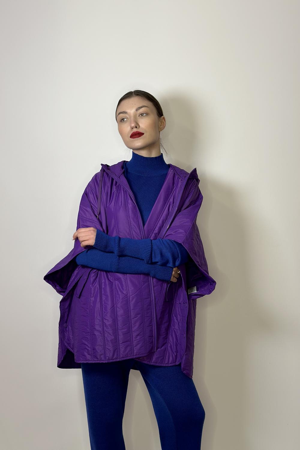 Куртка жіноча фіолетова з вкороченим рукавом Marina V FW22-804