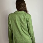 Olive linen jacket Azuri 6035
