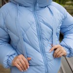 Demi-season jacket in blue color