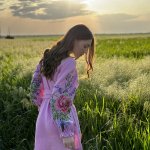 Rose embroidered dress