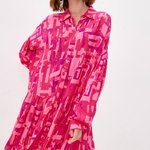 Short pink shirt dress – twinset-pink-K-Realiz