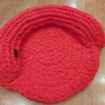 Individual Bed for Cats from the Best Plush Thread / Hand made by Polovchenko N.