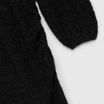 Black shiny knitted dress Z-SU-4542-L-realiz