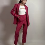 Suit woman crimson jacket + trousers 304 HARDY