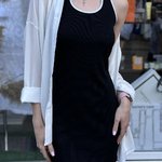 Сукня чорна в рубчик