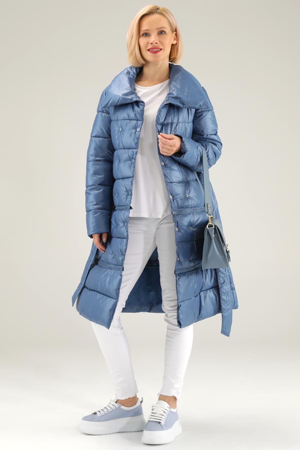 Women's jacket-transformer blue with length adjustment 76-9860 UNISONO