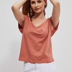 Футболка базова теракотова Moodo L-TS-3846