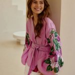 Вишиванка дизайнерська на запах EMBROIDERED GEM