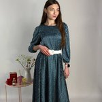 Сукня із шовку армані під пасок
