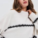 Women's white sweater