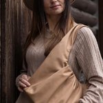Moodo Z-TO-3606 women's beige eco-leather bag