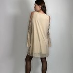 Сукня коротка коктейльна з камінням Faust couture B-1074