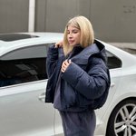 Синя коротка куртка-жилетка зимова 1365-Realiz