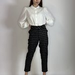 Брюки теплі в клітинку Yuka Paris