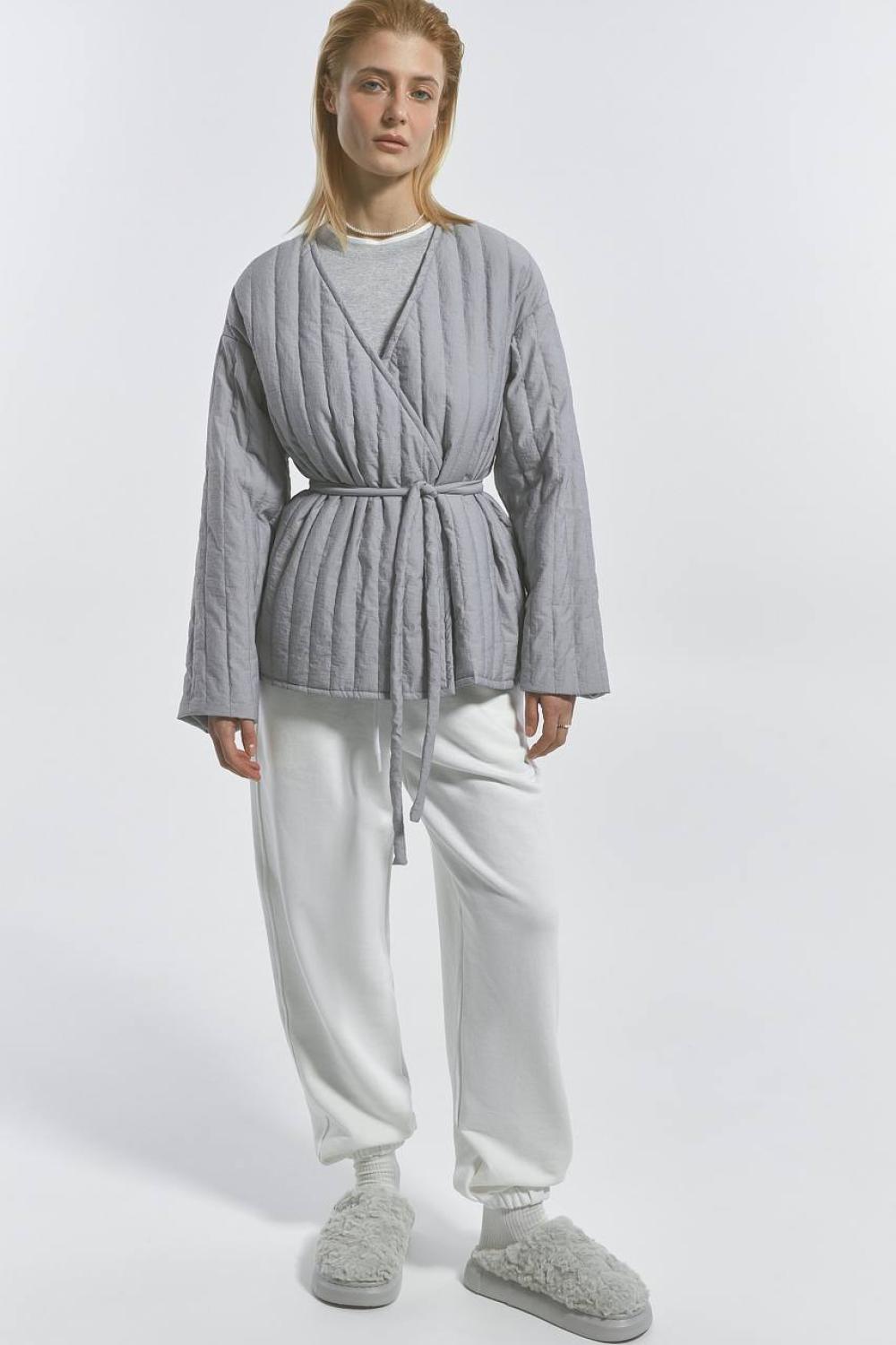 Spring gray-blue jacket