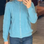 Светр блакитний з капюшоном FW22-301-K-Realiz