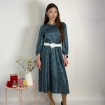 Armani silk dress with belt