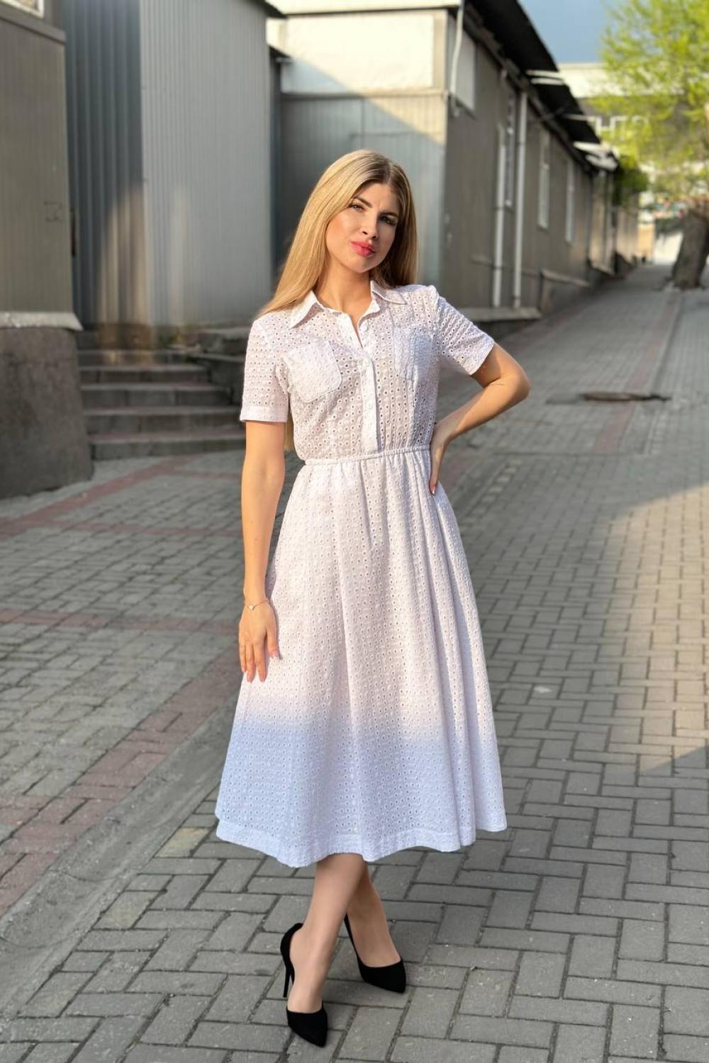 Сукня біла з прошви