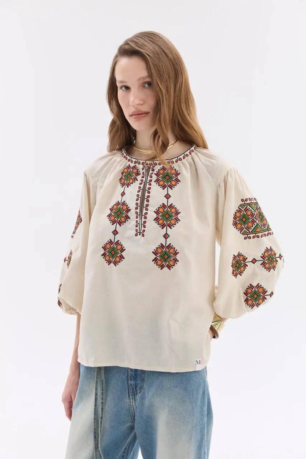 Vyshyvanka women's tradition MEREZHKA