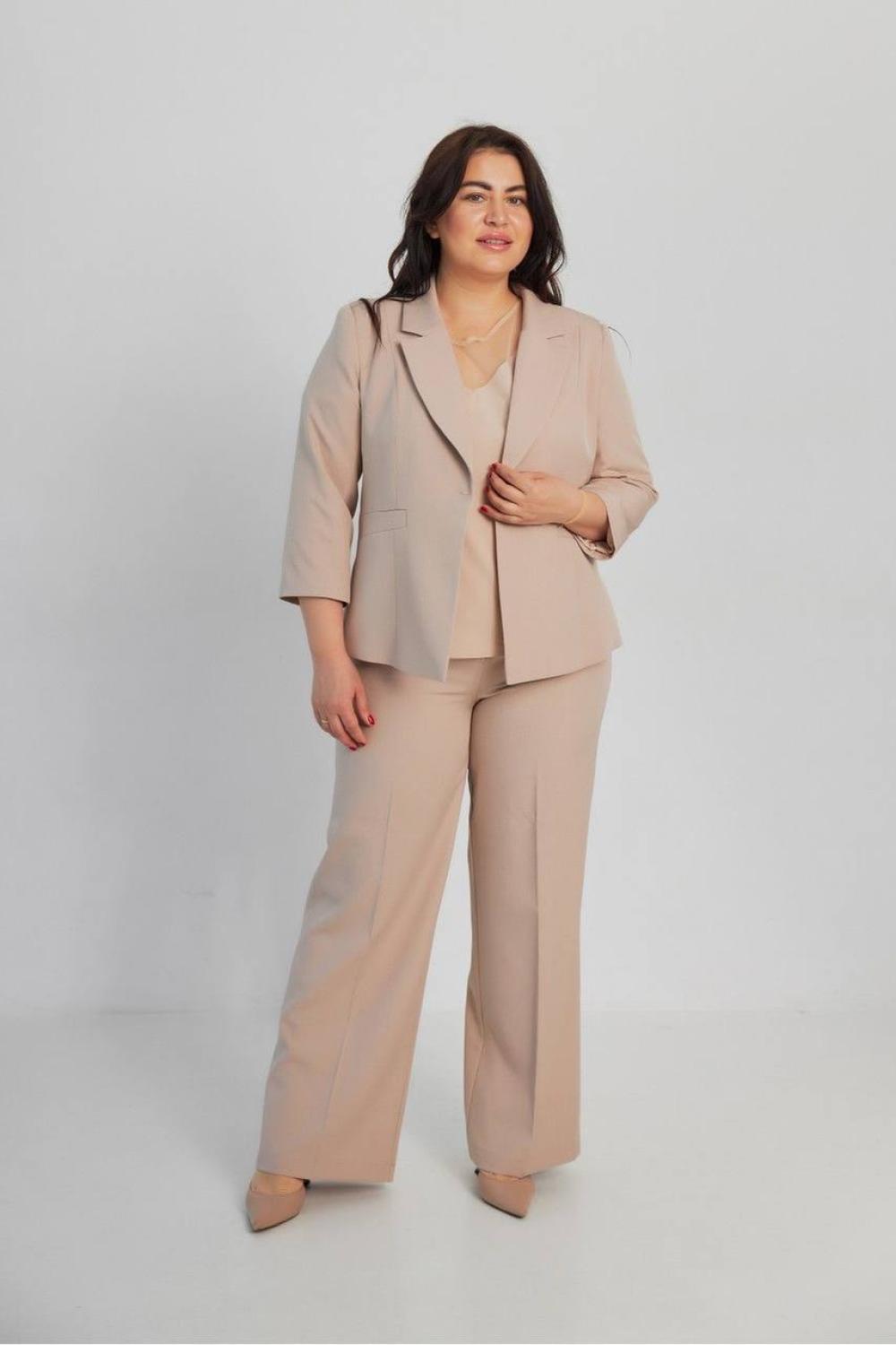 Beige suit Plus Size