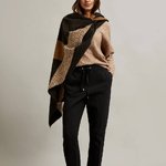 A brown scarf