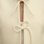Milk jacket with ties