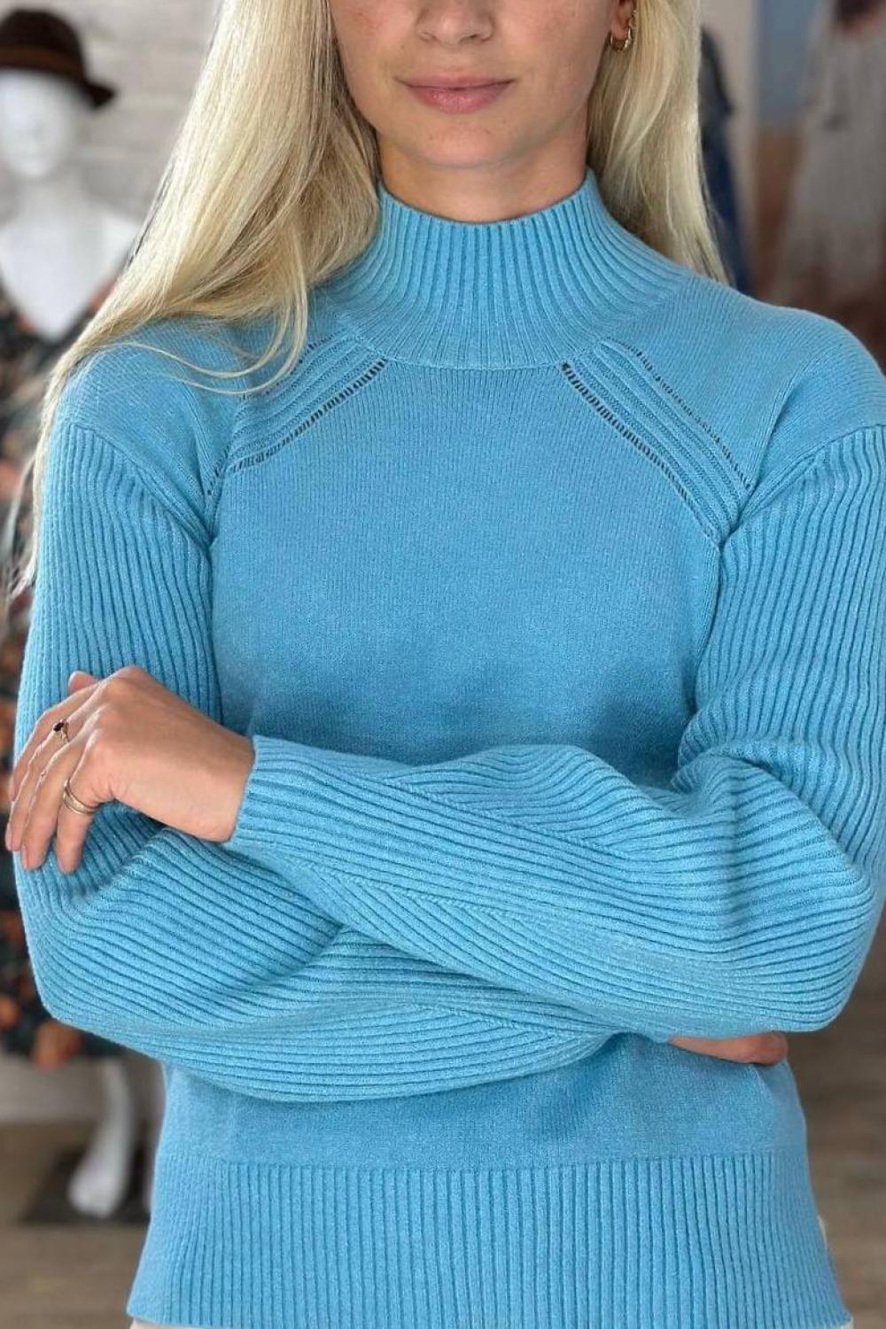Светр блакитний жіночий FW22-160-K-realiz