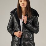 Two-sided women's black jacket 2107-2 UNISONO