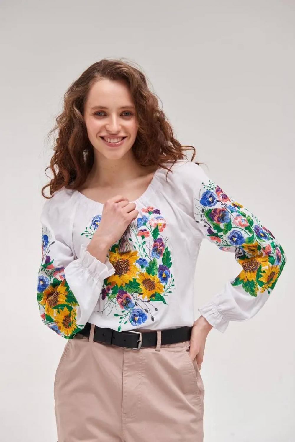 Embroidered women's white Maryana
