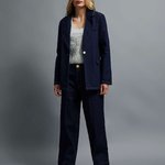 Jacket denim blue Z-MR-4203 MOODO
