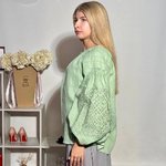 Вишиванка жіноча оливкова дизайнерська