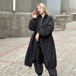 Black raincoat